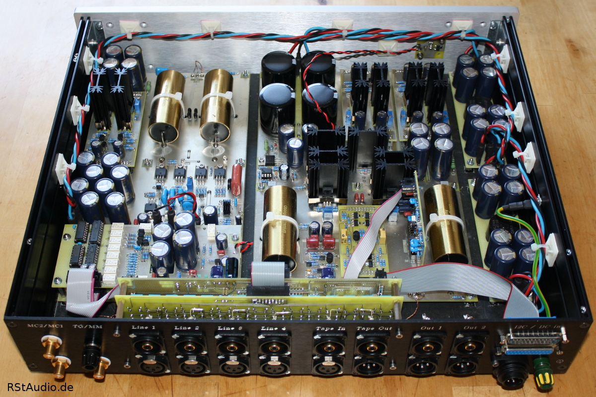 View at the Electronic of the Left Audio Unit from the Rear Side