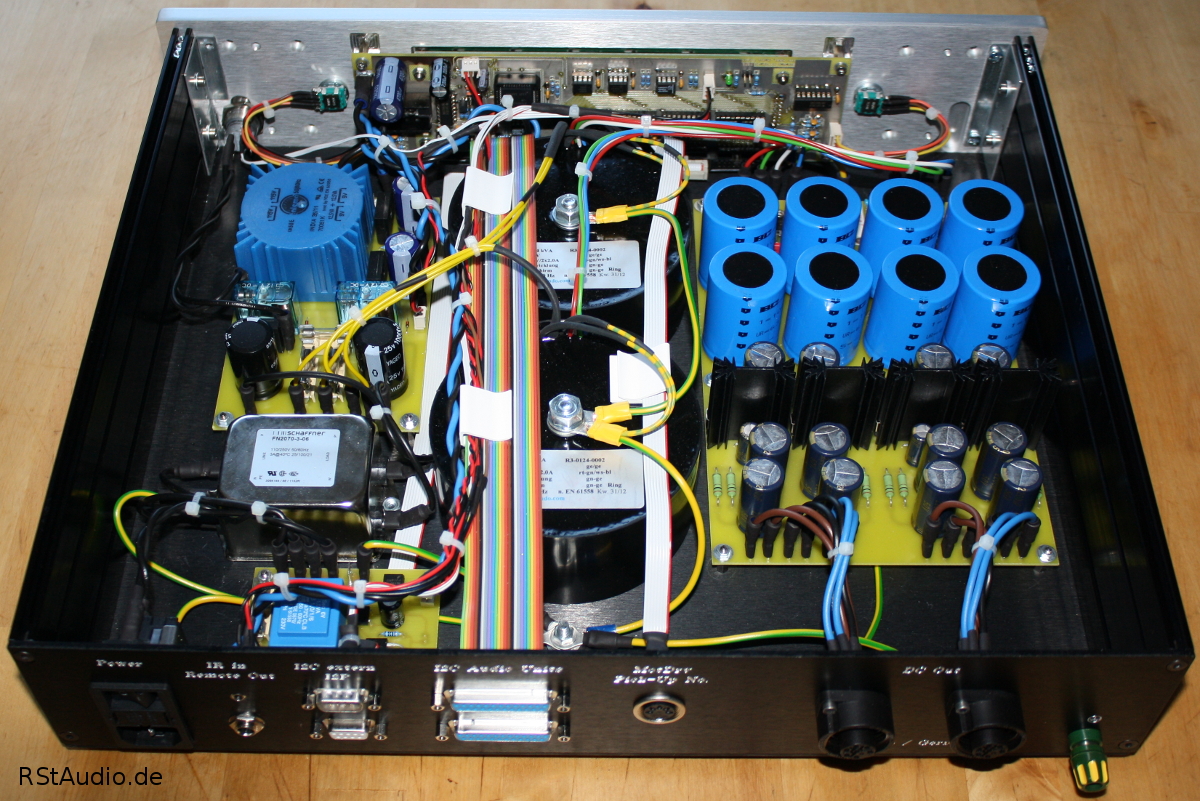 View at the Electronic of the Control Unit from the Rear Side